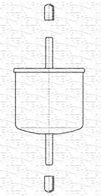 MAGNETI MARELLI 213908088500 -  Топливный фильтр